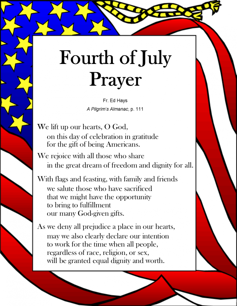 4th of July Prayer