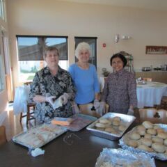 Baking bread for Habitat